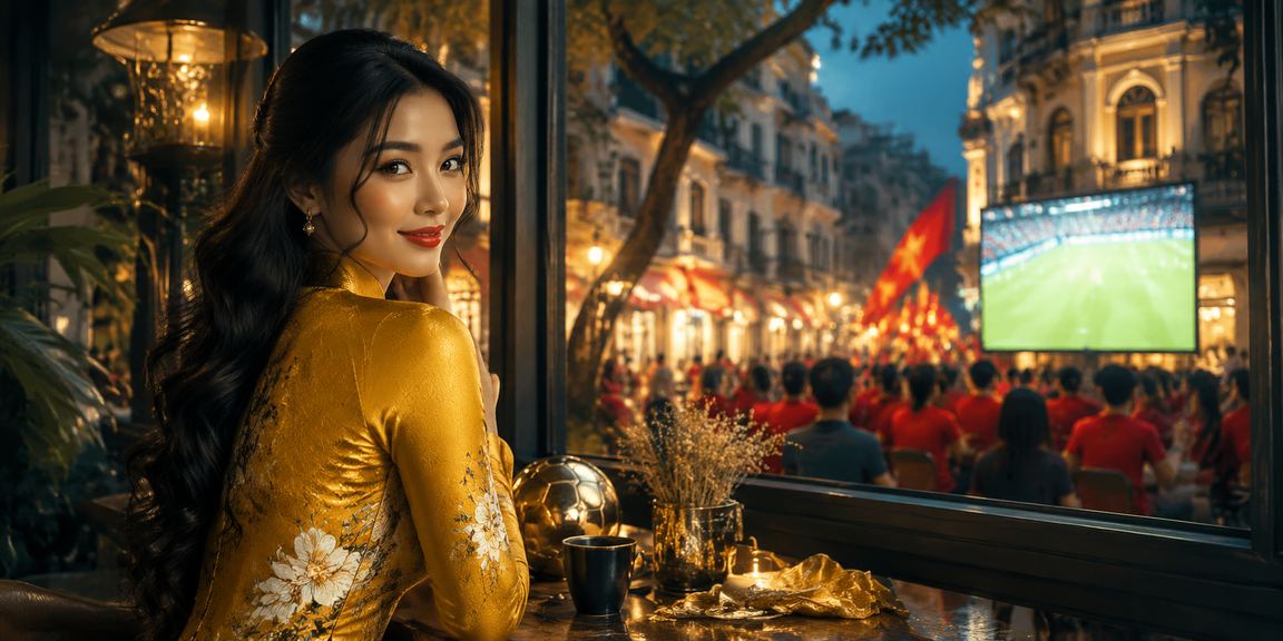 Người hâm mộ bóng đá Hà Nội xem tỷ lệ kèo trên điện thoại trước trận đấu