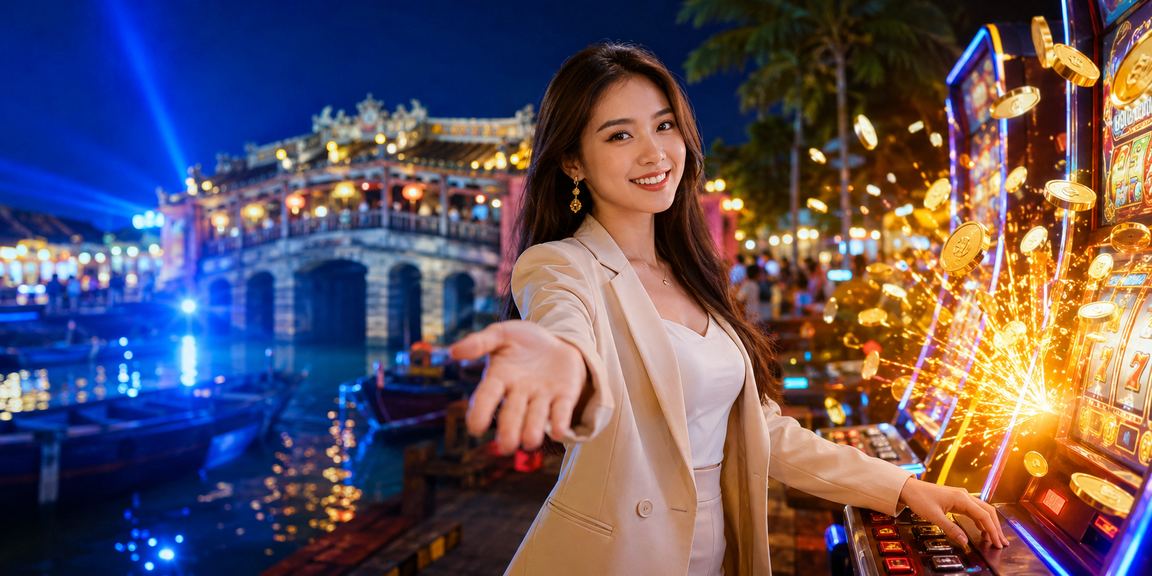 Không khí phố đêm Hội An – người dùng theo dõi kèo live trên điện thoại